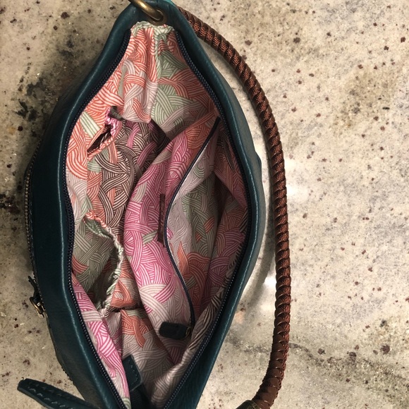 The Sak Green Leather Shoulder Bag - Picture 6 of 6